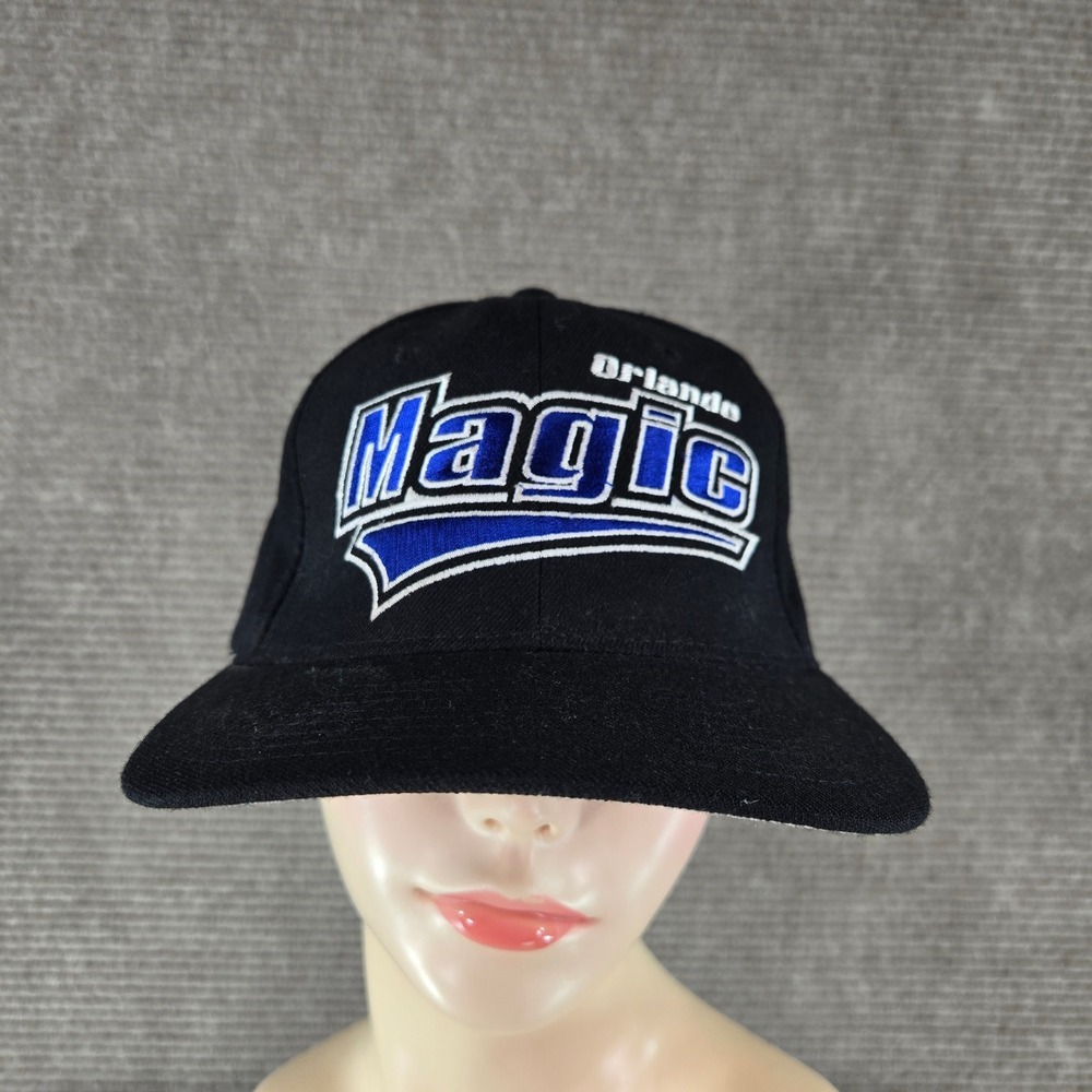 Starter Mens Size 2 Black Orlando Magic NBA Starfit Embroidered Hat